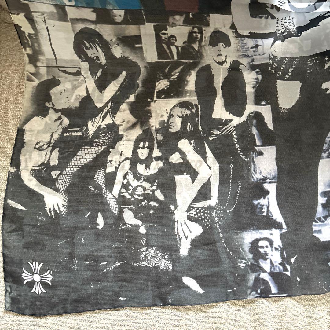 クロムハーツ ローリングストーンズ シルクスカーフ