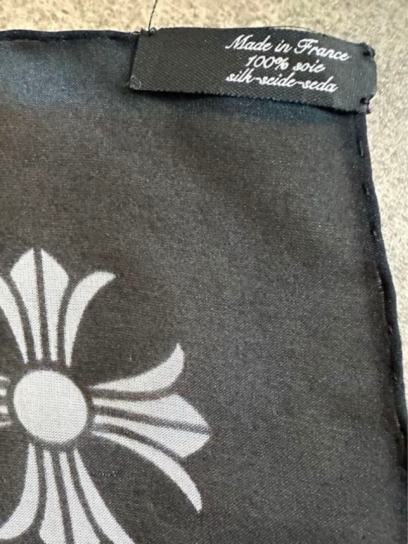 クロムハーツ ローリングストーンズ シルクスカーフ