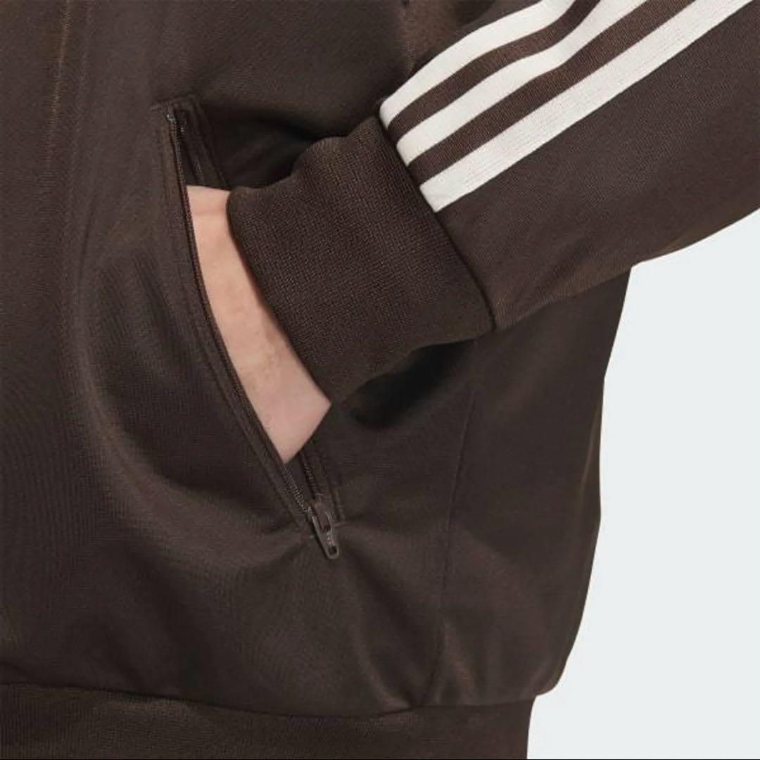 りよう adidas ベッケンバウアー トラックトップ L ダークブラウン