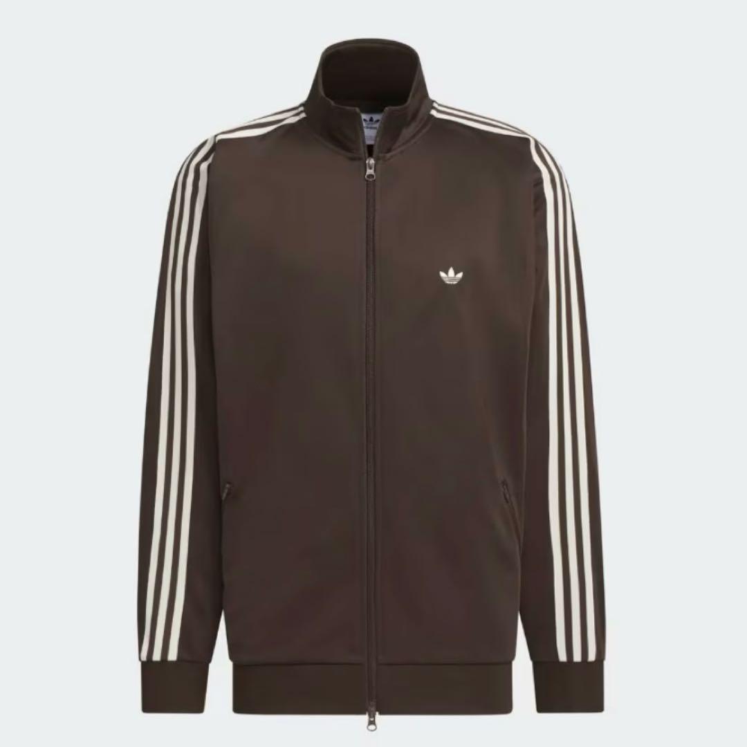 りよう adidas ベッケンバウアー トラックトップ L ダークブラウン