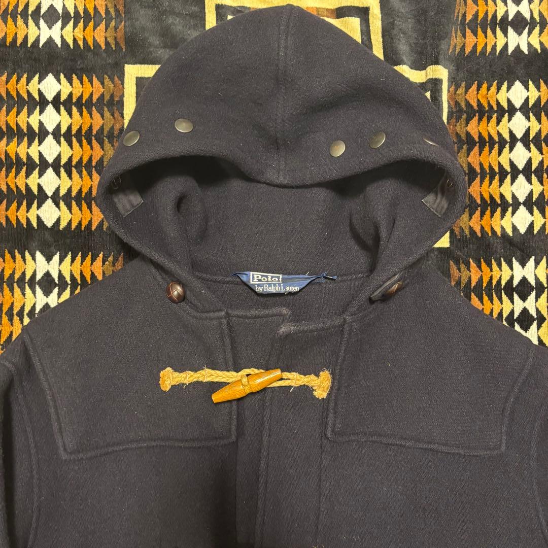 ポロ　ラルフローレン 80s 90s 三角タグ フーデッドダッフルコート