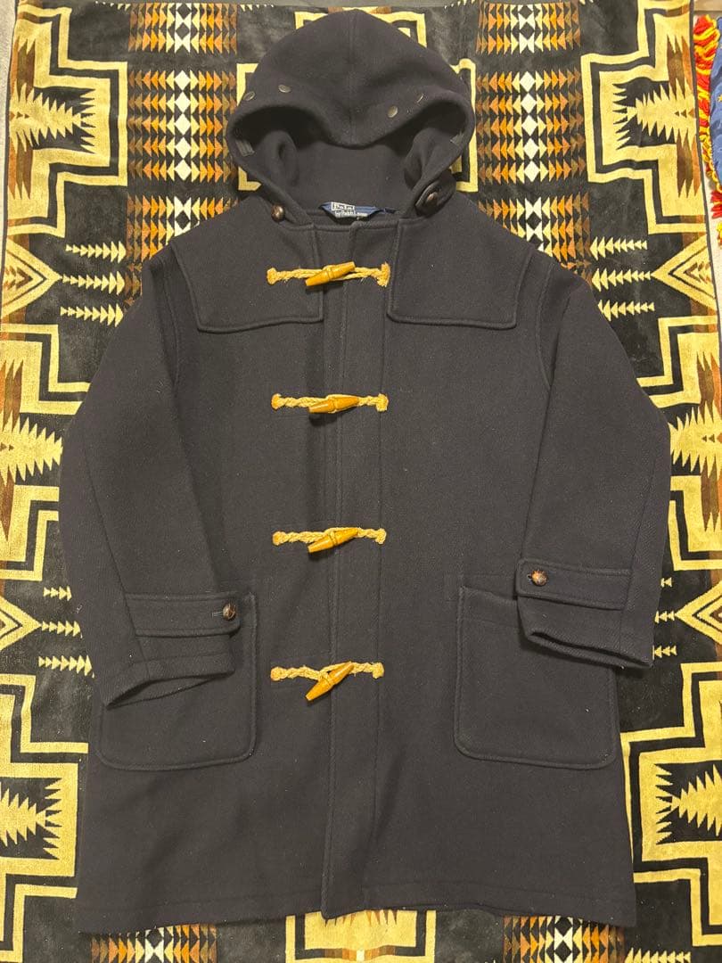 ポロ　ラルフローレン 80s 90s 三角タグ フーデッドダッフルコート
