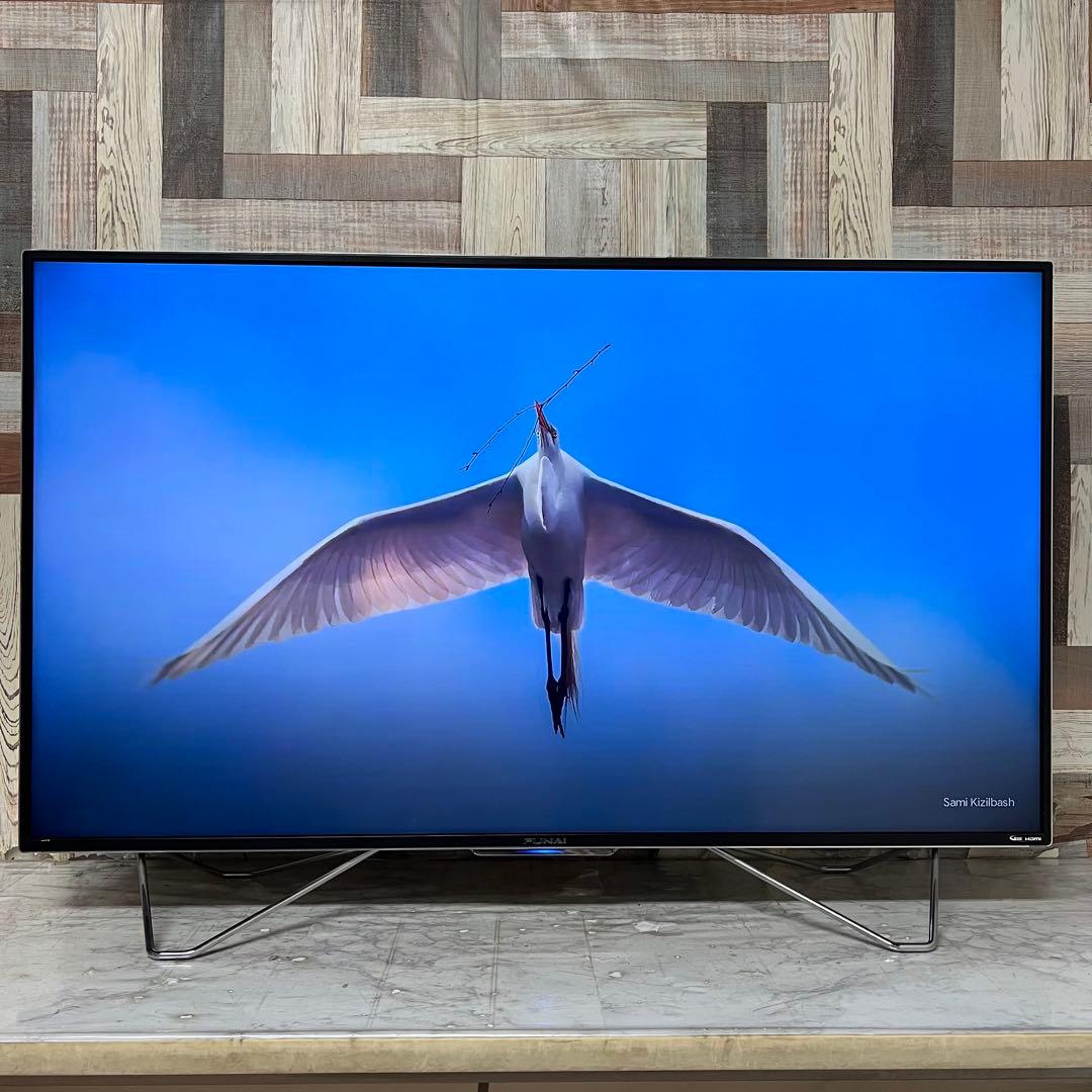 あっこさん専用フナイ49型4K 大容量3TBHDD内蔵YouTube.ネトフリ