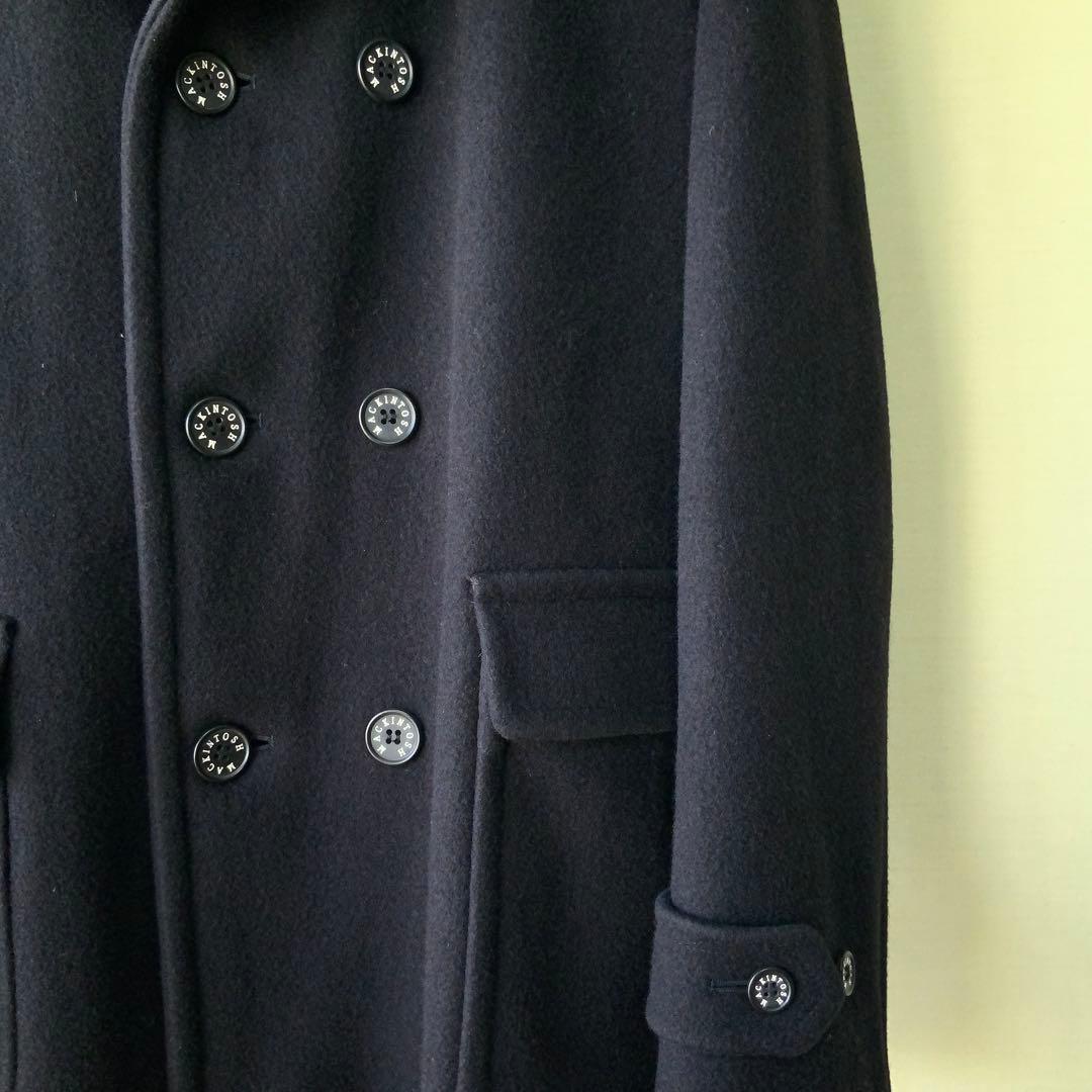 美品 MACKINTOSH マッキントッシュ ピーコート40ウール英国製ネイビー