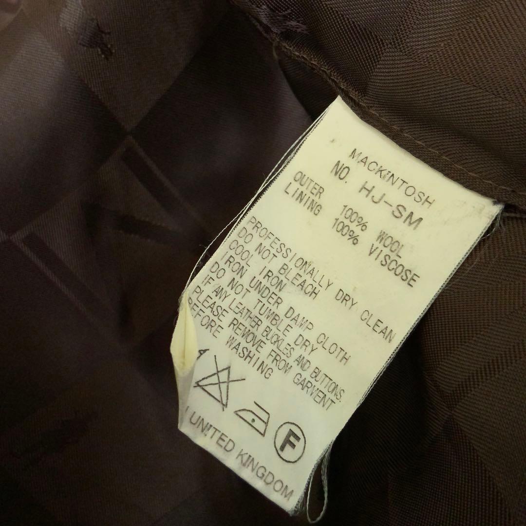 美品 MACKINTOSH マッキントッシュ ピーコート40ウール英国製ネイビー