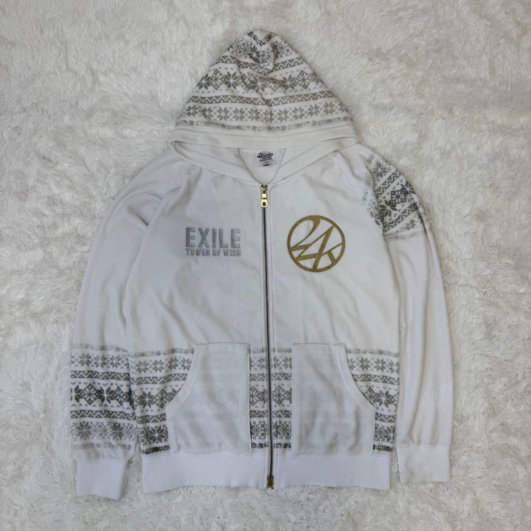 24karats×EXILE ベロア セットアップ XL相当