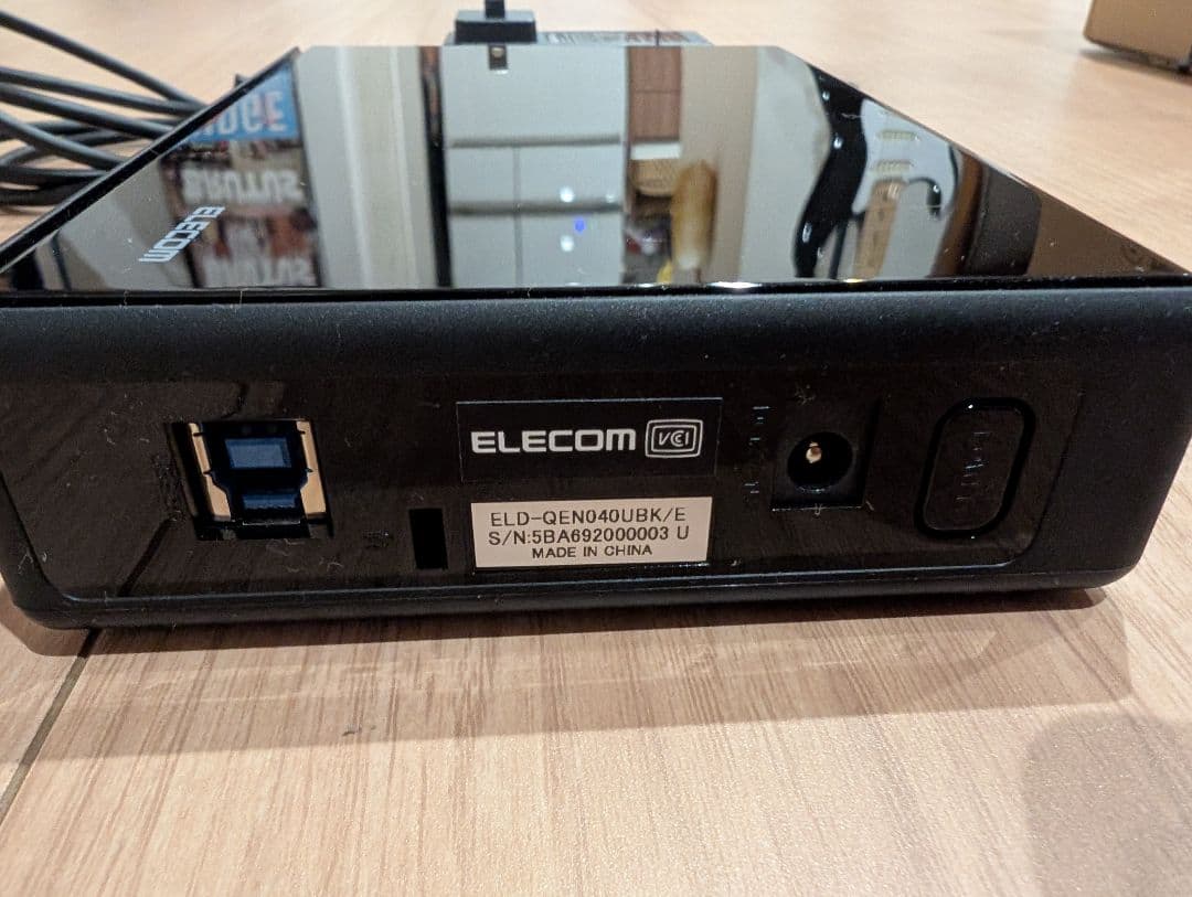 エレコム　 テレビ　外付けハードディスク seeqvault対応