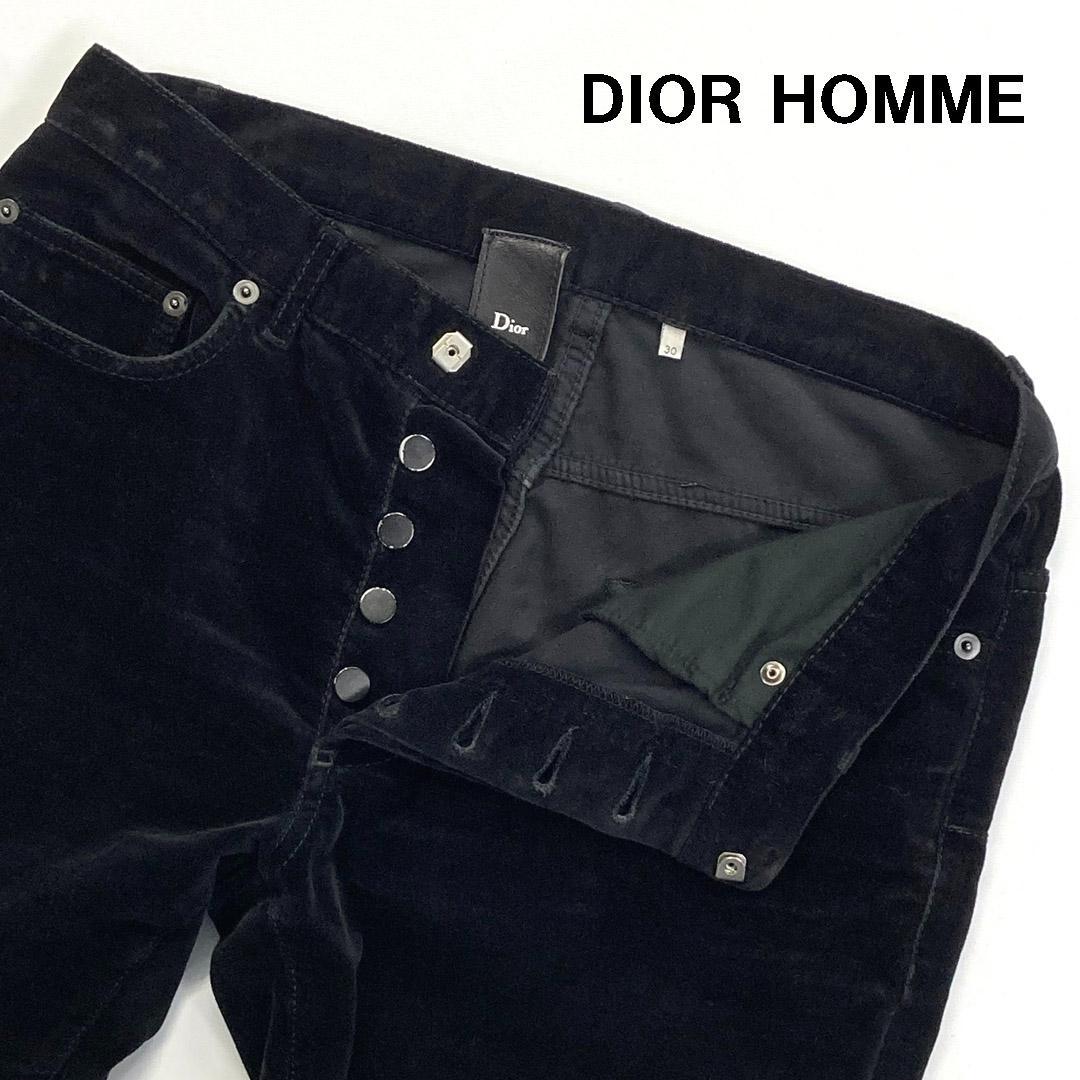 Dior homme ディオールオム ベロアフレアパンツ 05AW エディ期