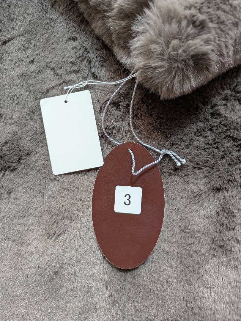 激安 新品 DAMA Collection ファー ロングコート L