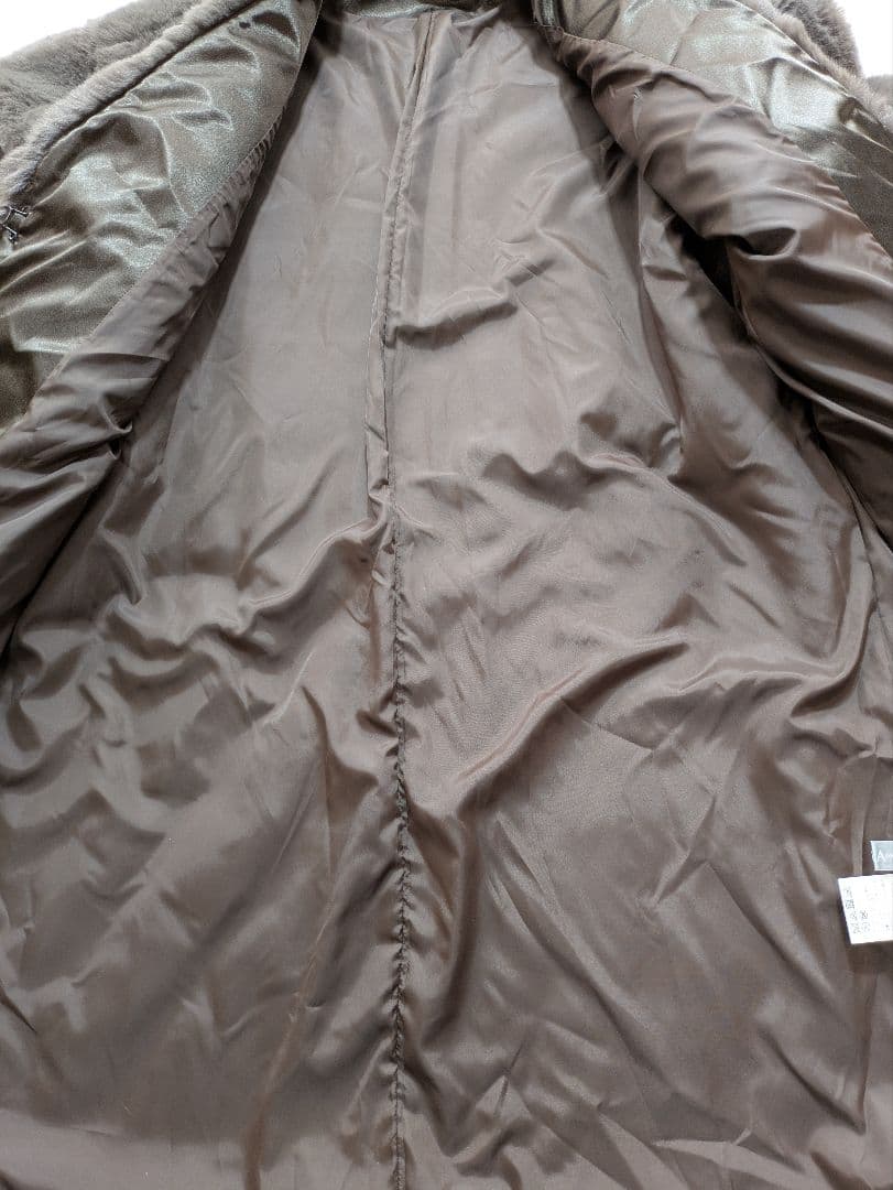 激安 新品 DAMA Collection ファー ロングコート L