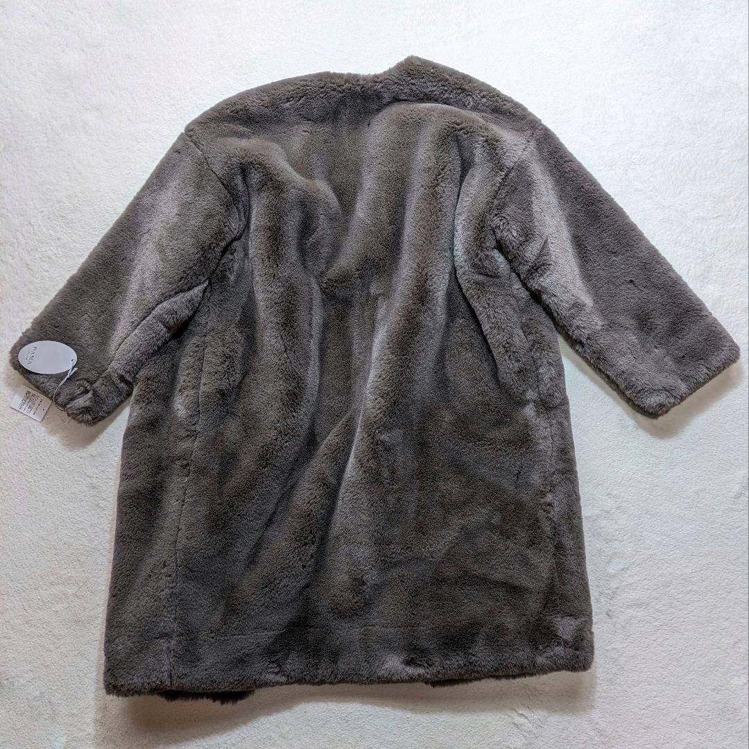 激安 新品 DAMA Collection ファー ロングコート L