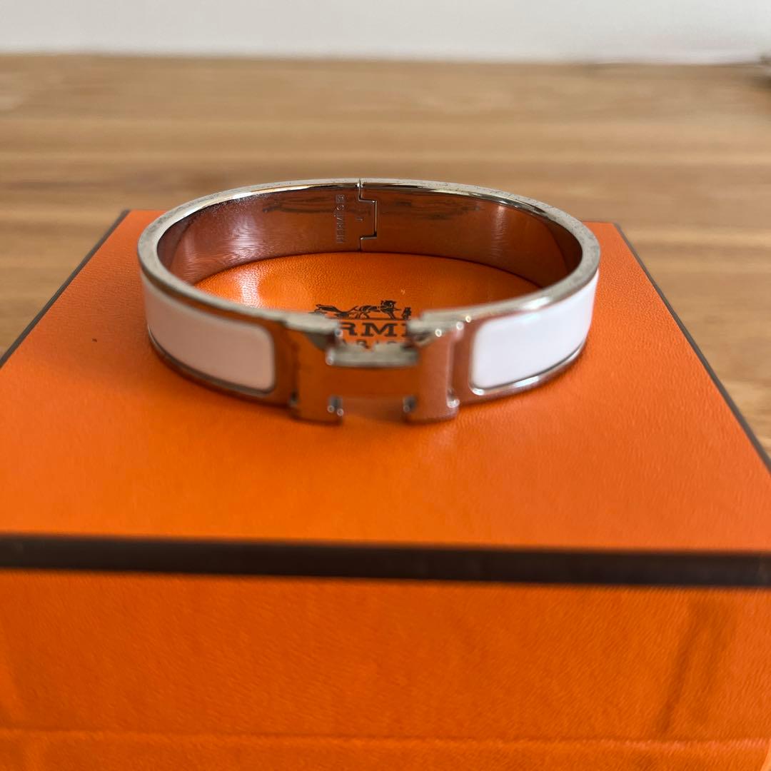 HERMES エルメスバングル ホワイト