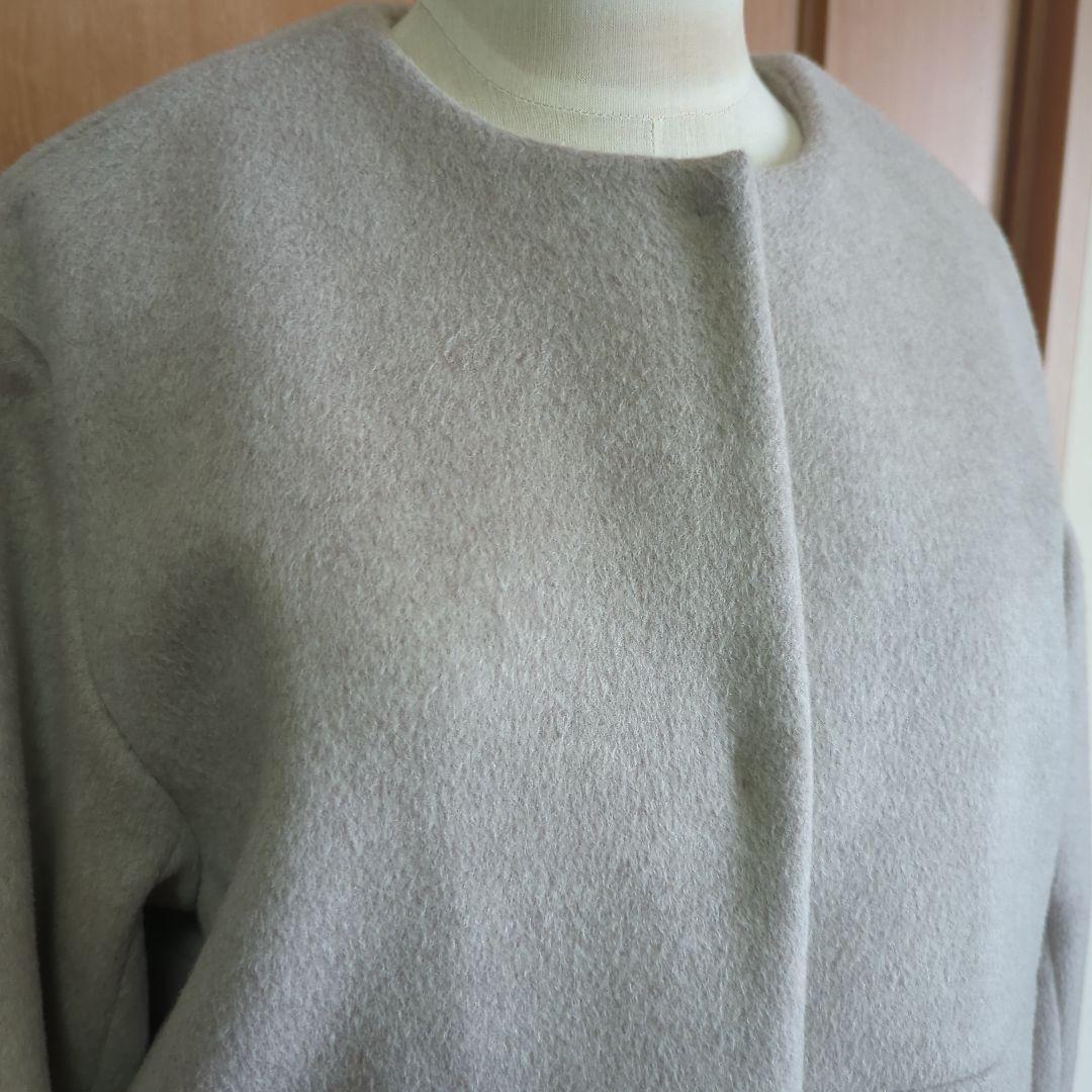 ジャーナルスタンダード relume　スーパーファインビーバー　ノーカラーコート