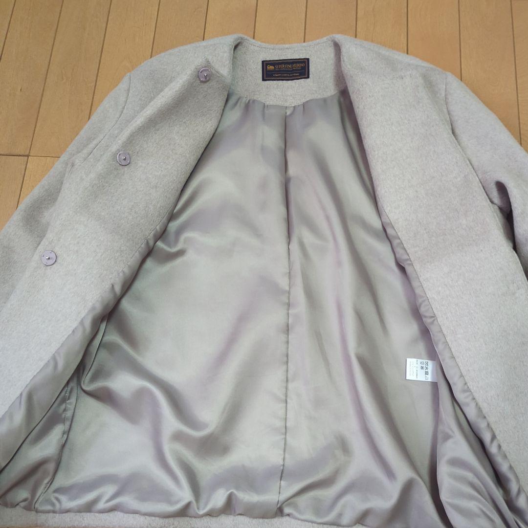 ジャーナルスタンダード relume　スーパーファインビーバー　ノーカラーコート