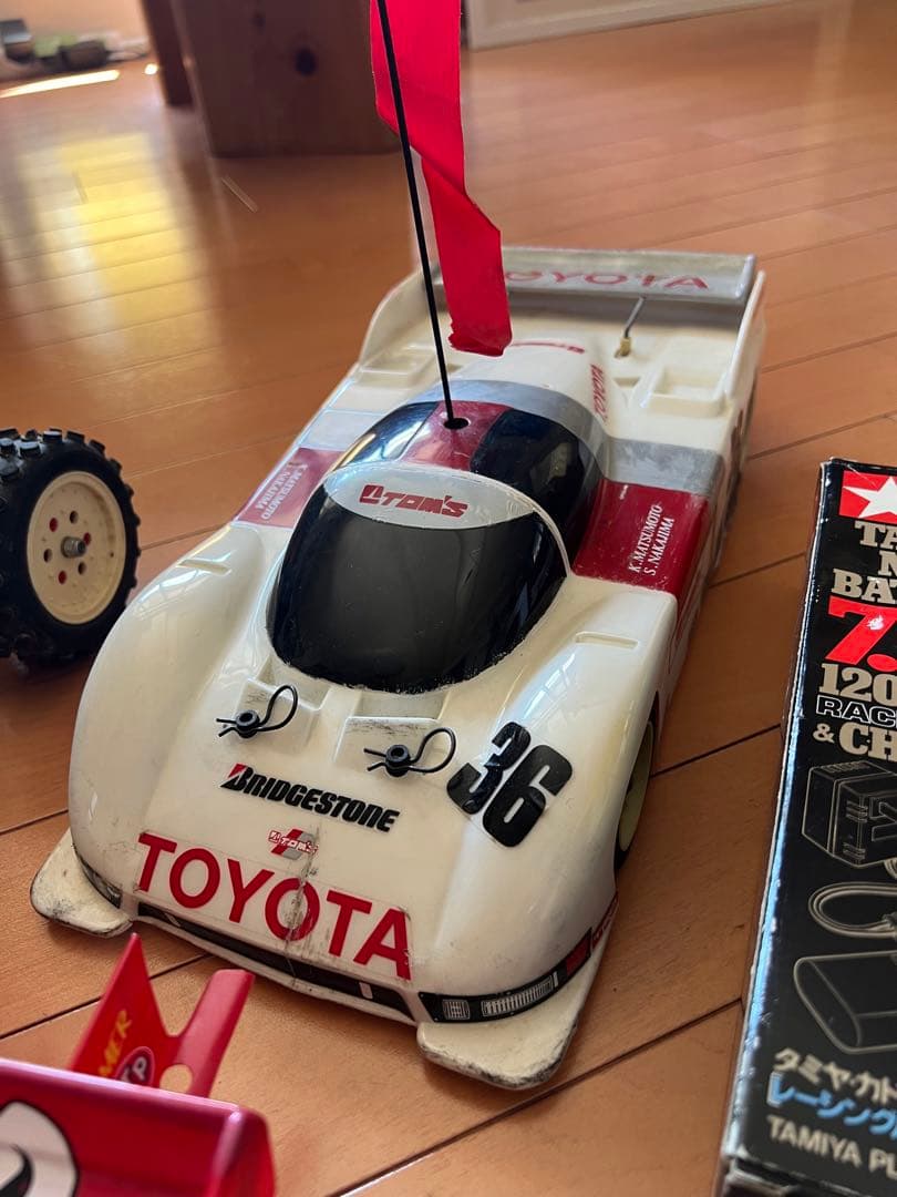 タミヤ　ホットショット&トムス　ラジコン&プロポセット　ジャンク　当時物
