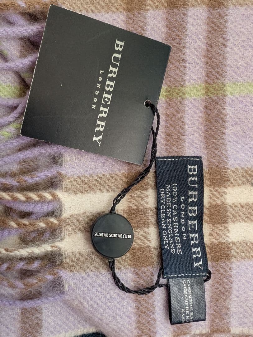 バーバリ　カシミヤ　マフラー