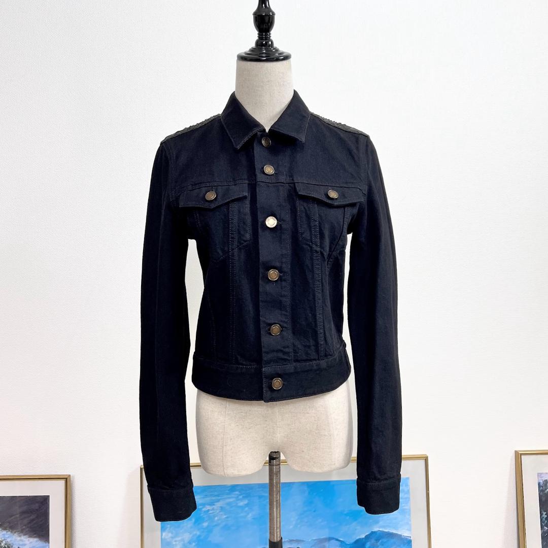 ★SAINT LAURENT PARIS★美品★刺繍★パイソンレザー★ブルゾン