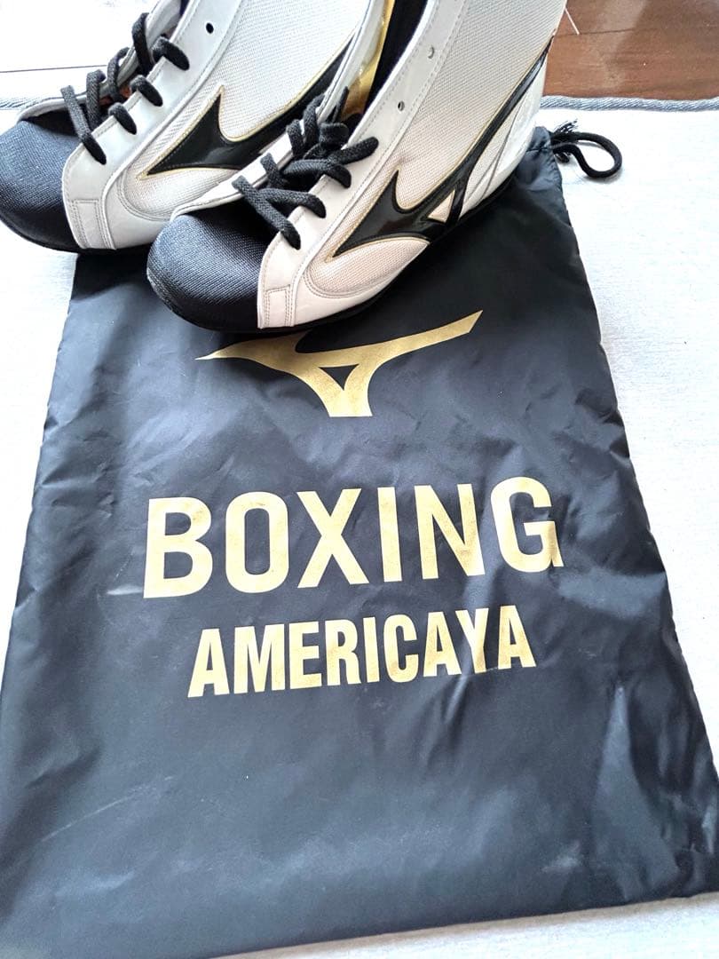 Mizuno ボクシングシューズ ホワイト/ブラック