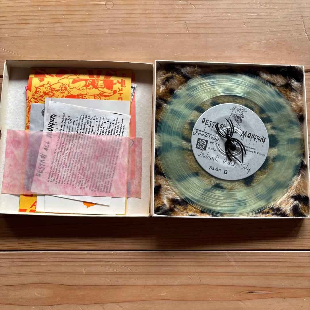 DESTROY ALL MONSTERS サイン入り　限定250部EPレコード