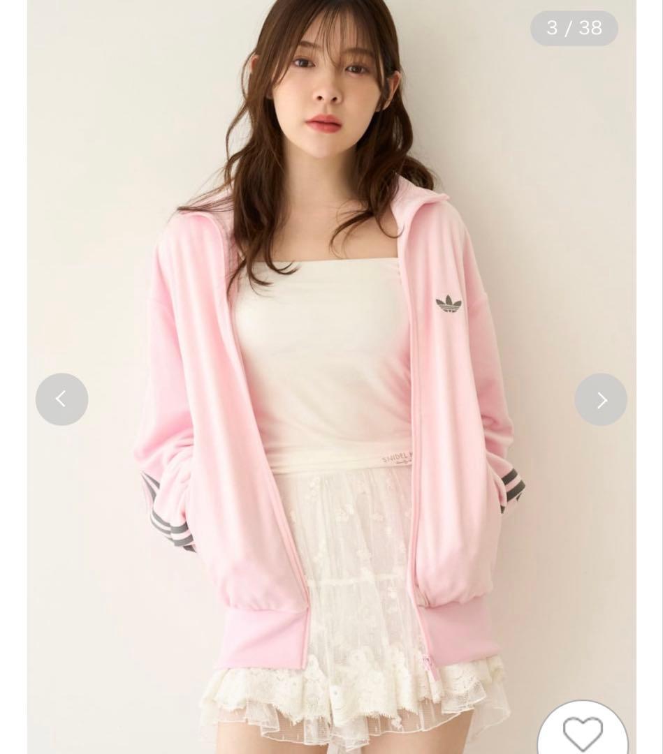 adidas FB TT VELOUR/ファイヤーバードトラックジャケットベロア