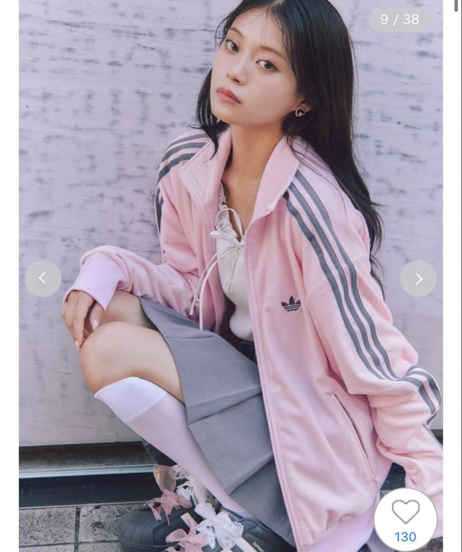 adidas FB TT VELOUR/ファイヤーバードトラックジャケットベロア