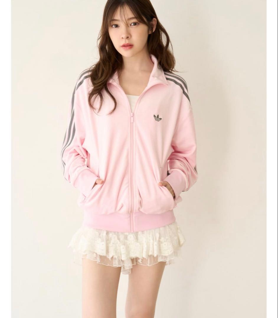 adidas FB TT VELOUR/ファイヤーバードトラックジャケットベロア