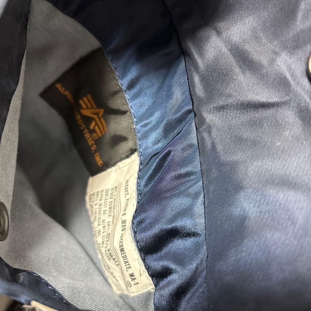 【GENERAL】Hanes MA-1 フライトジャケット ネイビー