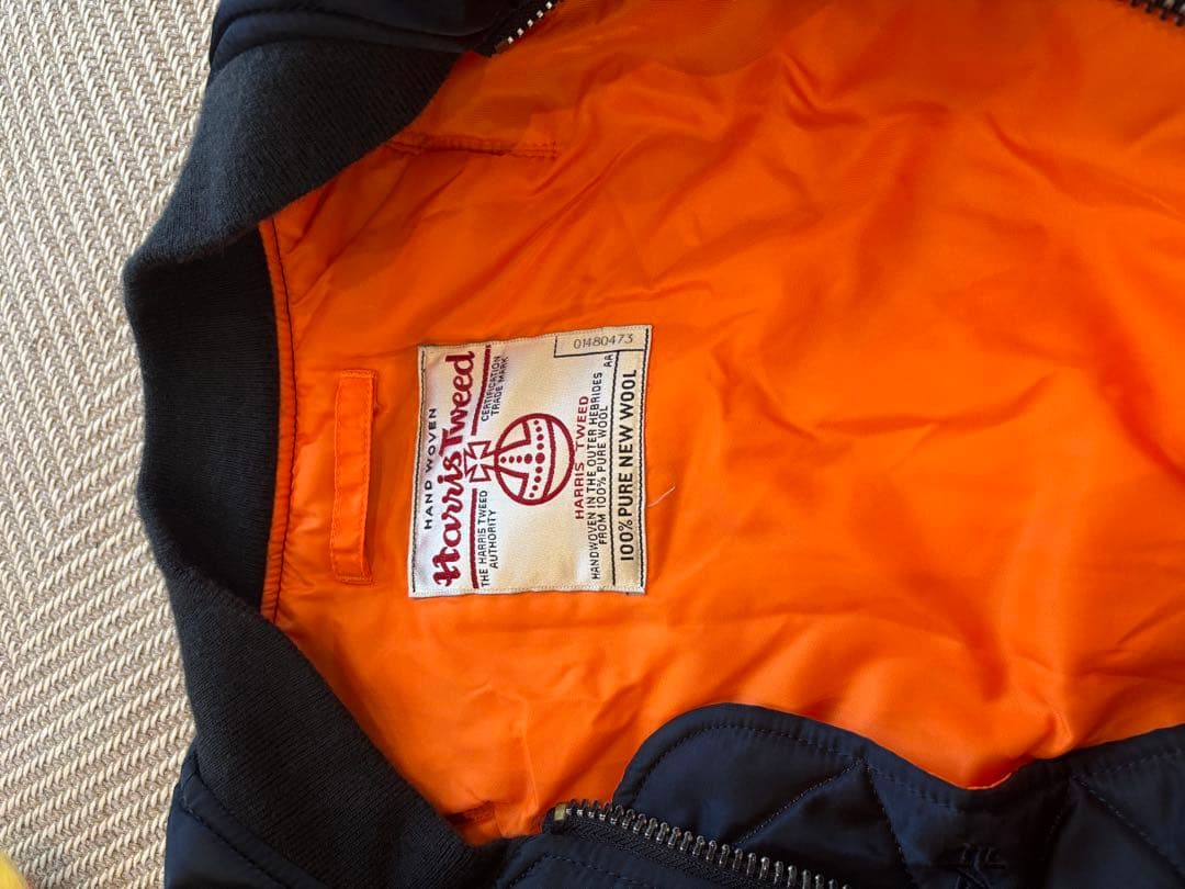 【GENERAL】Hanes MA-1 フライトジャケット ネイビー