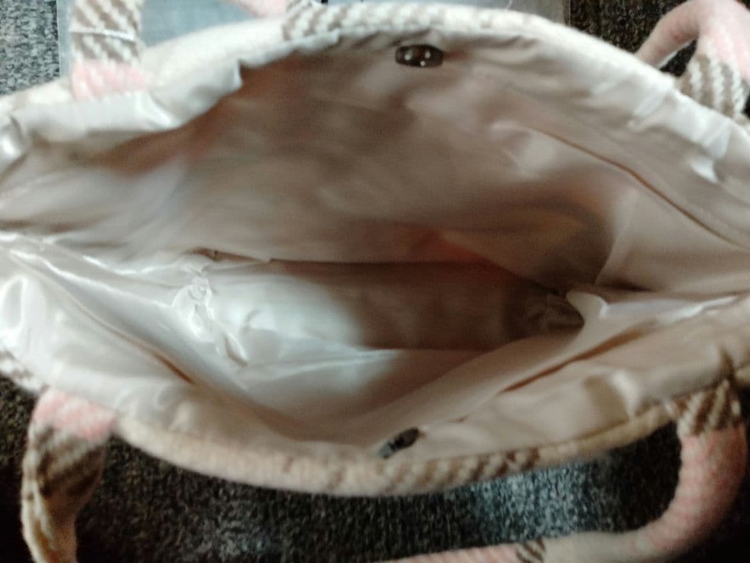 CHANEL ツイード スパンコールパール付きトートバッグ ピンク 未使用