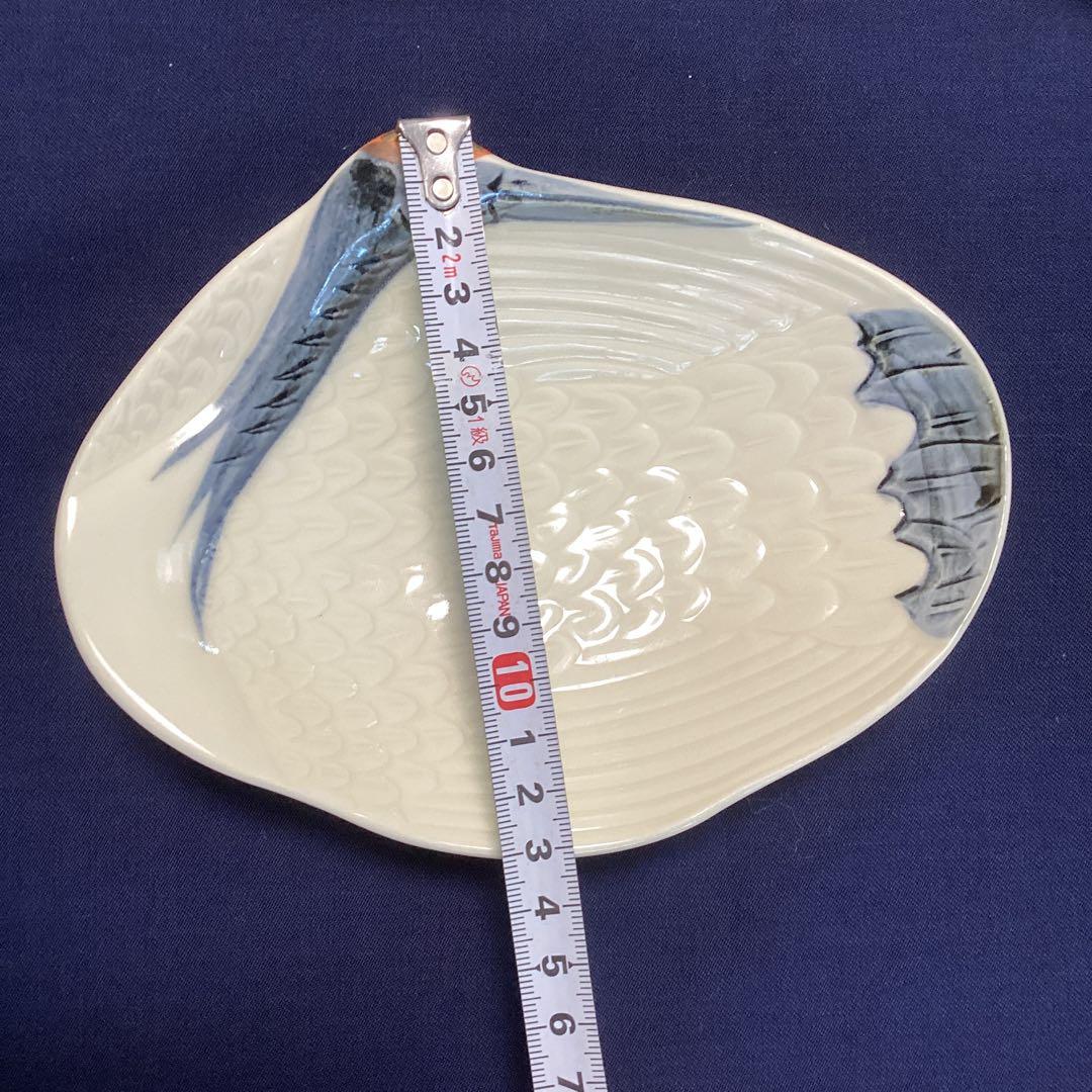 永楽写巣篭もり鶴向付5客　　　新品未使用