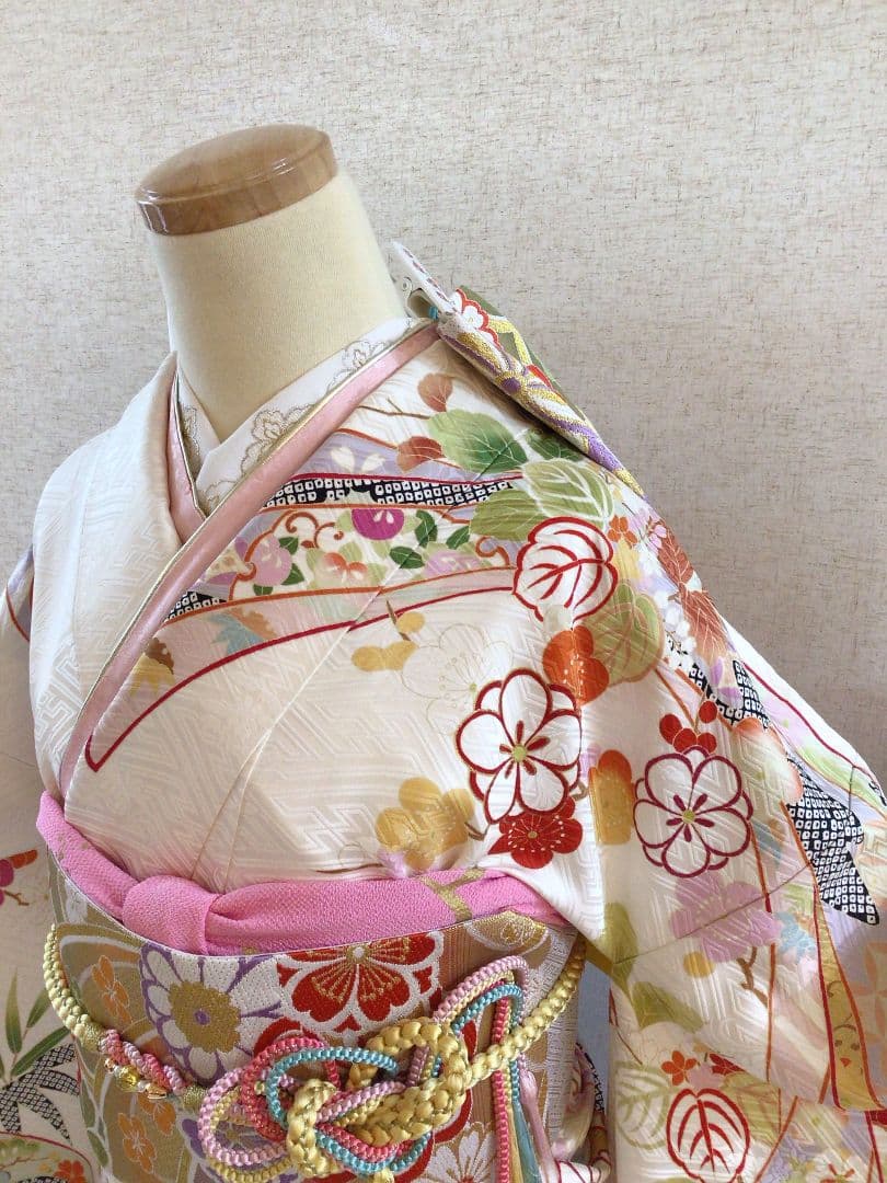 振袖フルセット　古典　白