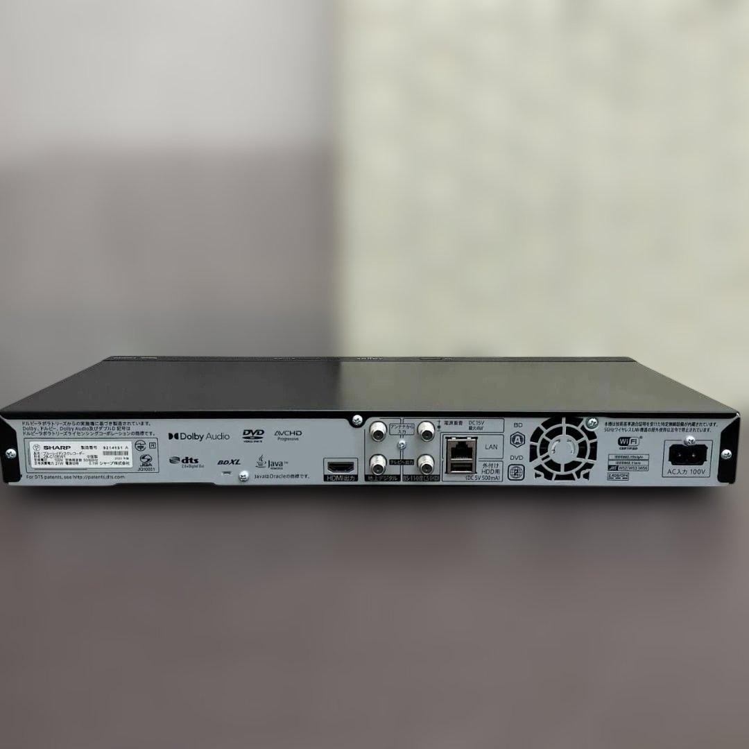 SHARP ブルーレイレコーダー AQUOS 1TB 2023年製