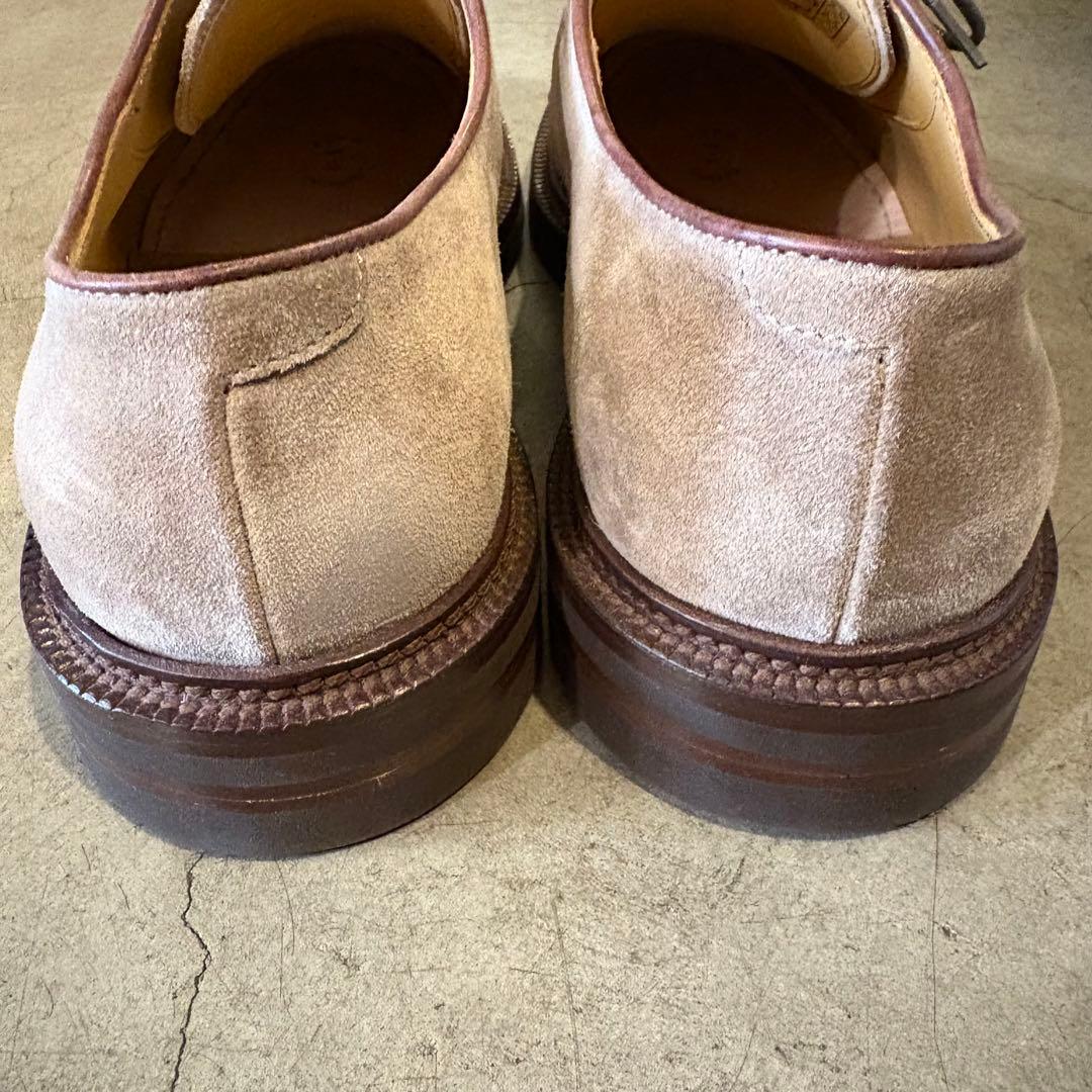 ブルネロクチネリ ベージュスエード ドレスシューズ　42