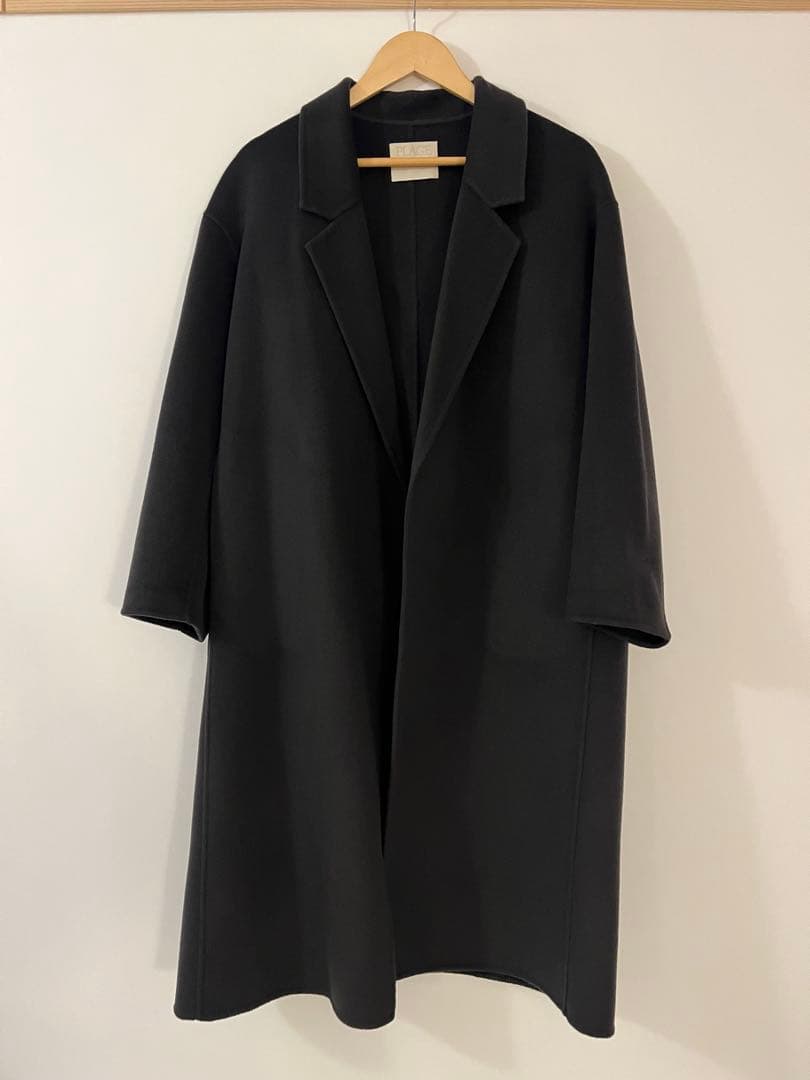 Plage♡ハミルトンコート_ストール付き_グレー