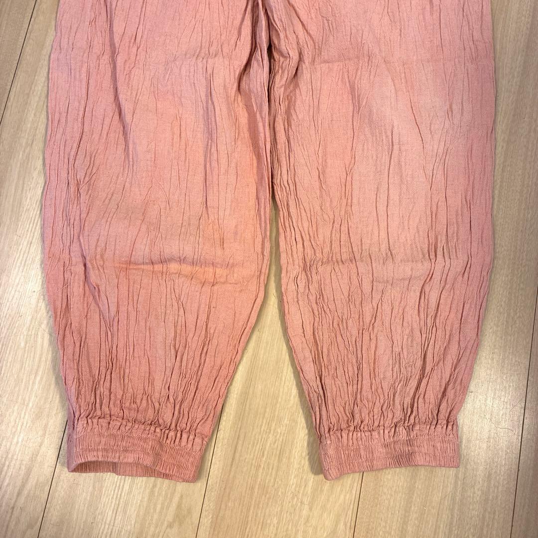 ヂェン先生の日常着 定価1.5万 バルーンパンツ スリム ピンク