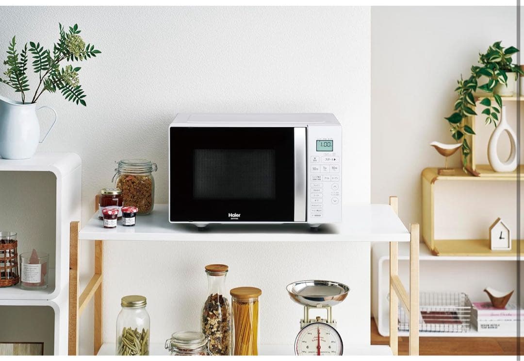 新品未開封 Haier オーブンレンジ 16L フラットテーブル メニュー20種