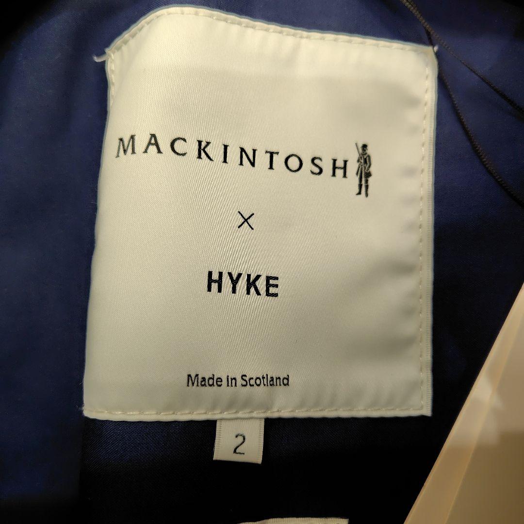 MACKINTOSH ×HYKE デニムゴム引きコート