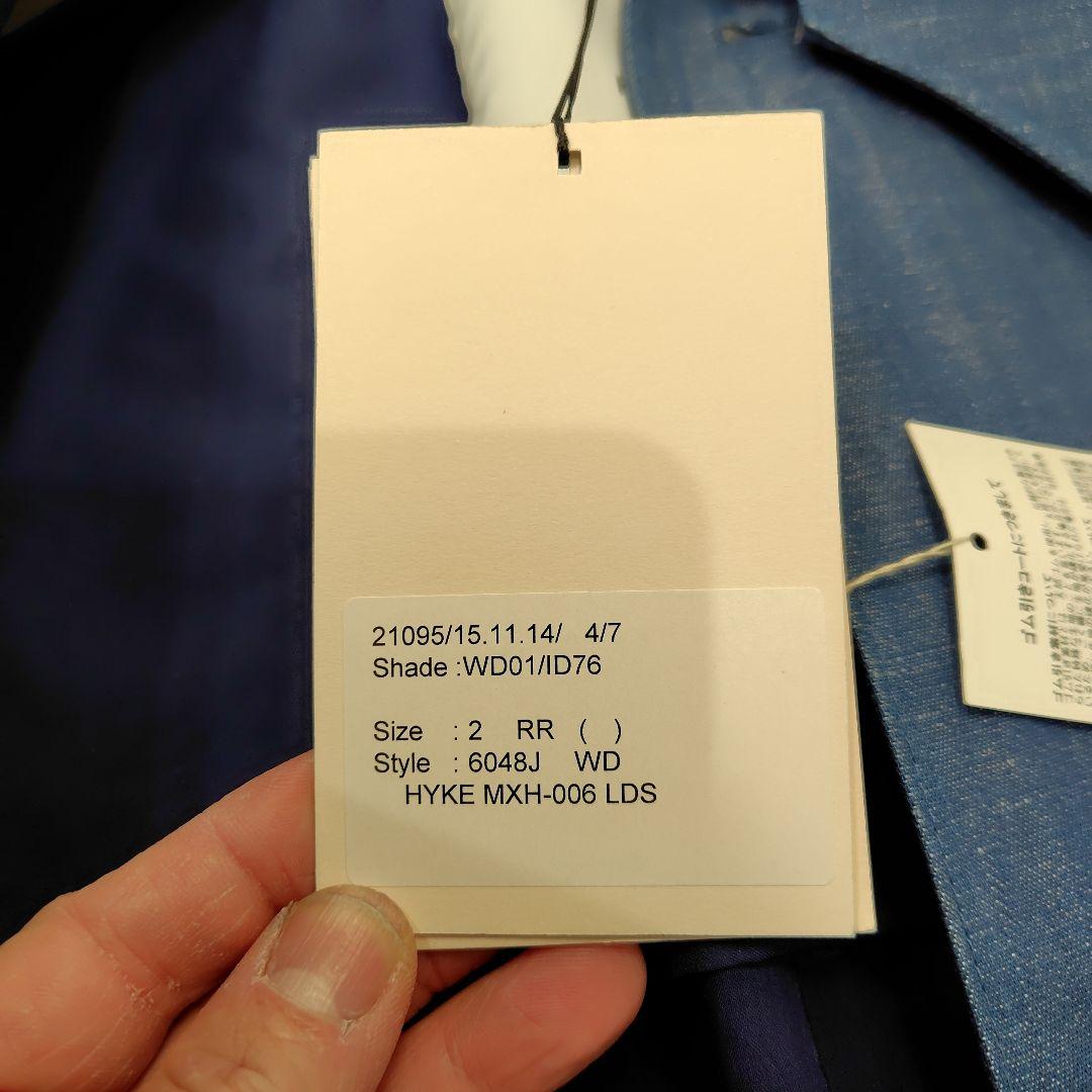 MACKINTOSH ×HYKE デニムゴム引きコート