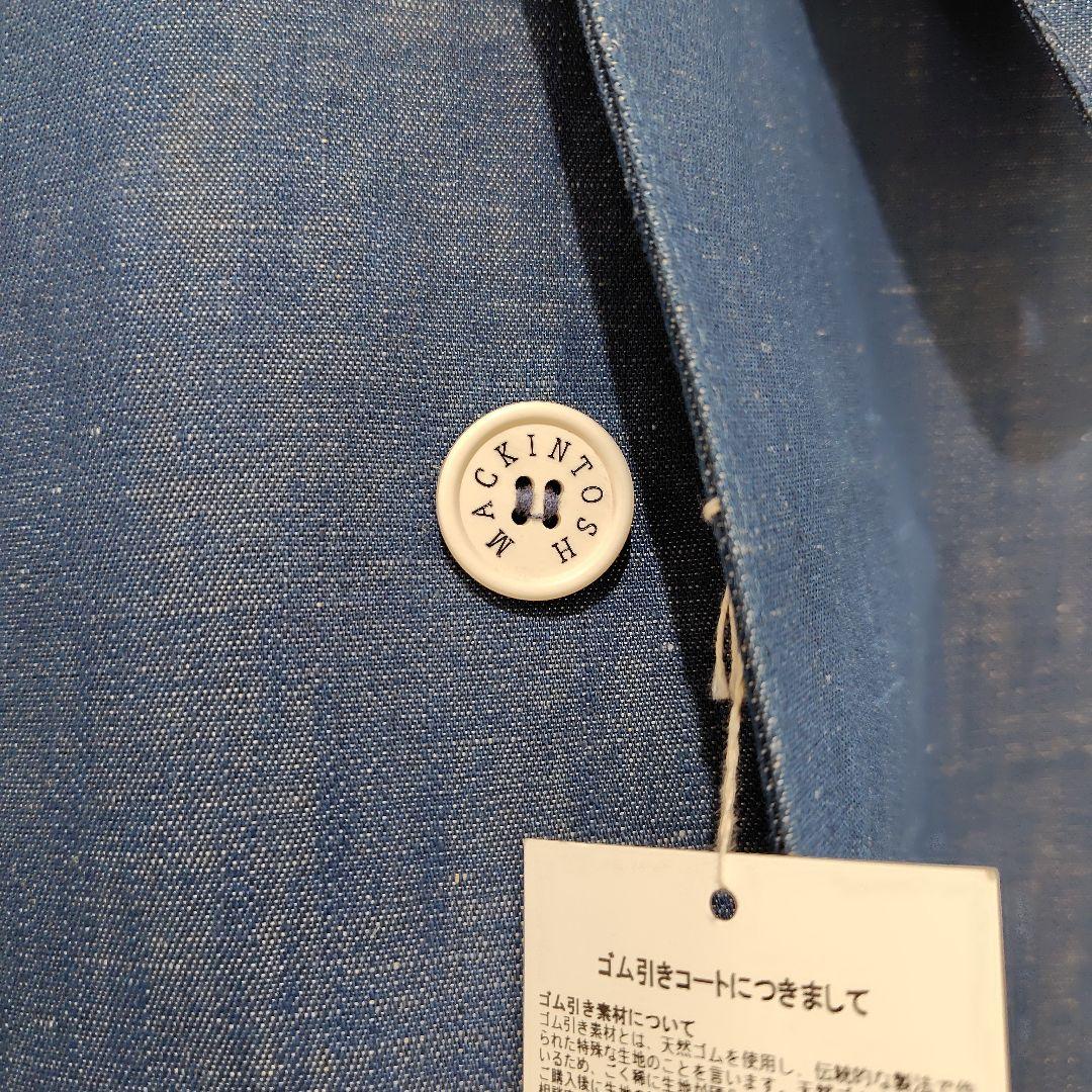 MACKINTOSH ×HYKE デニムゴム引きコート