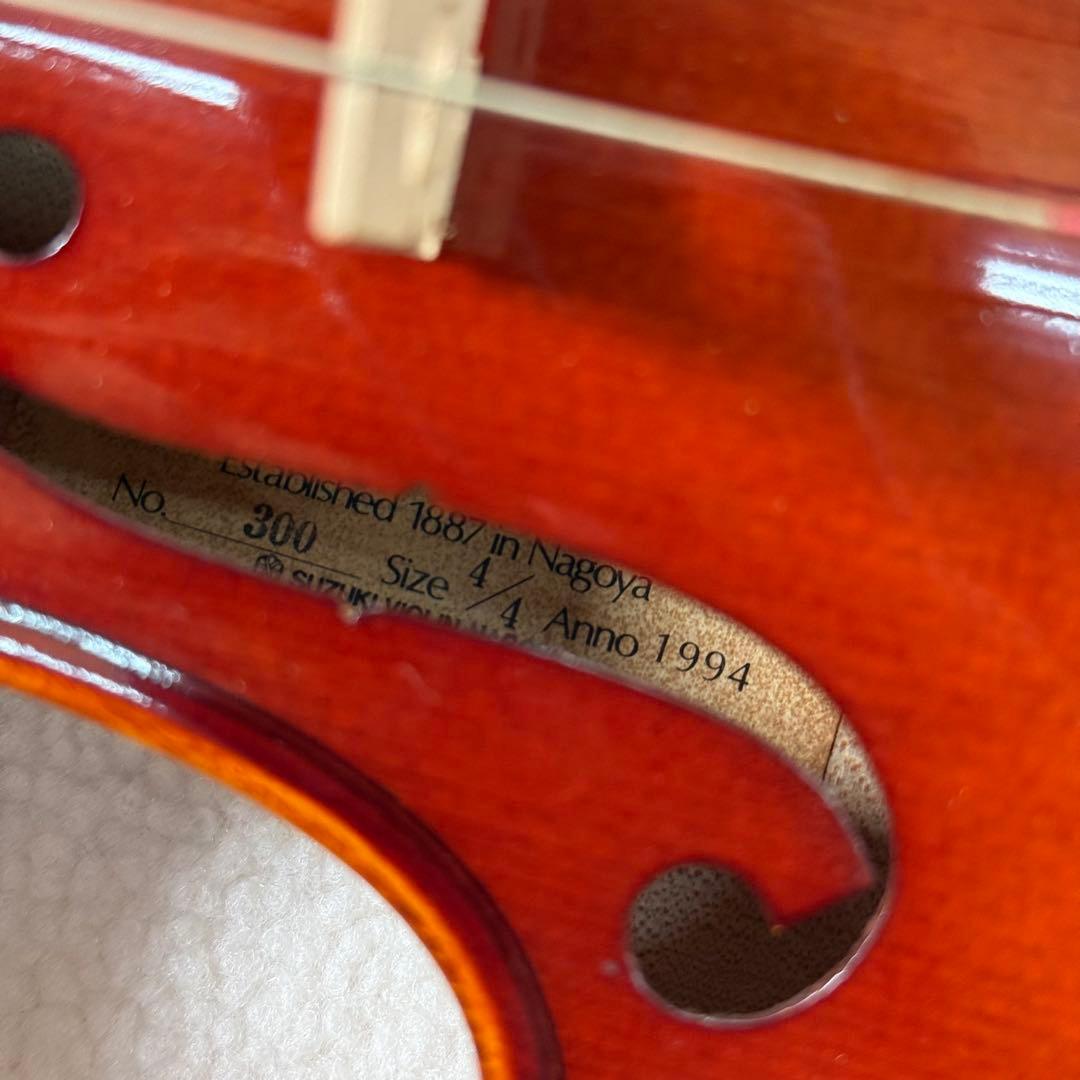Suzuki スズキ　バイオリン　No.300 4/4 1994 極美品　杉藤弓