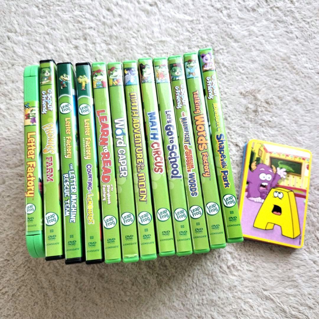 Leap Frog DVD12枚　アルファベットカード付き