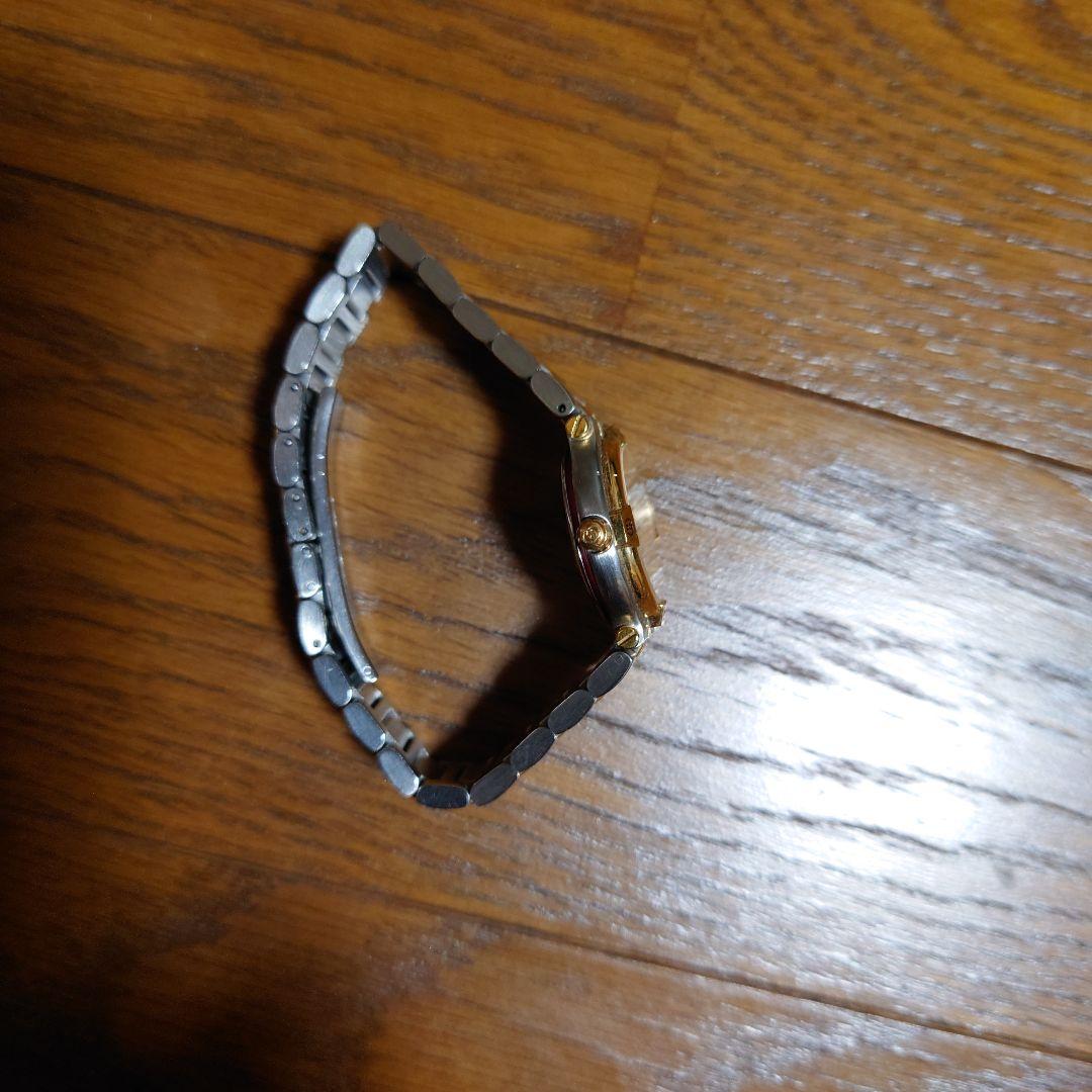 【美品】GUCCI 9000 L ゴールド シルバー 腕時計 クォーツ