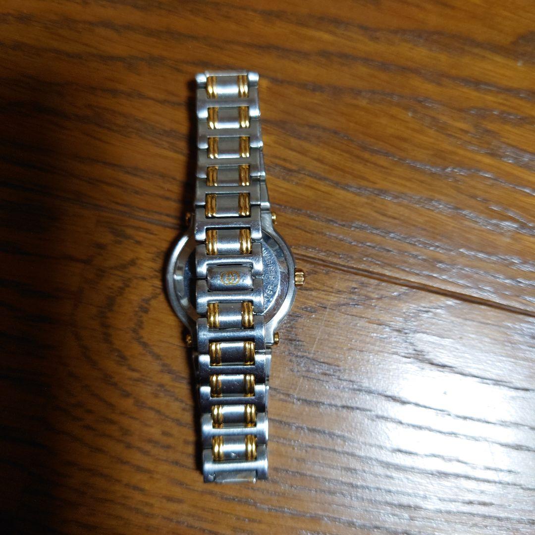 【美品】GUCCI 9000 L ゴールド シルバー 腕時計 クォーツ