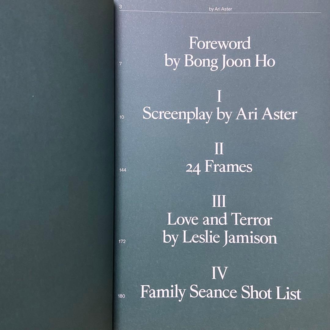 Hereditary Screenplay Book A24 ぱぴこ様用