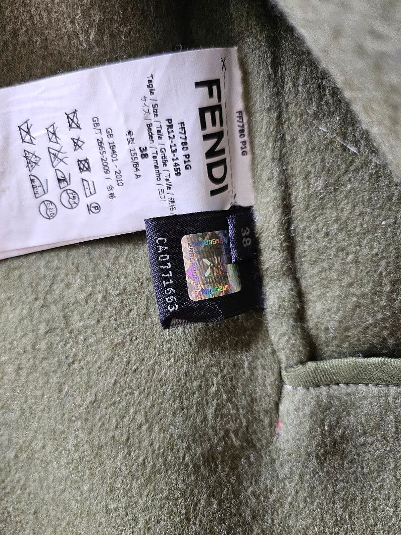 FENDI　リバーコート コクーン　美品　38