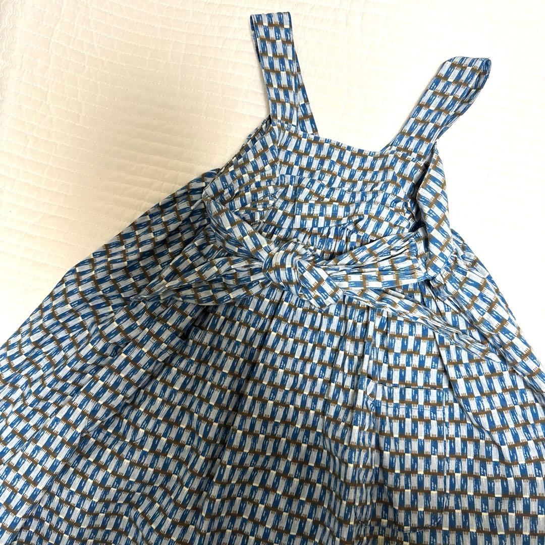 【CARAMEL】3y 水色ワンピース