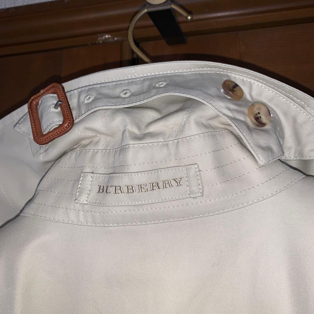 この冬にこだわりの超美品　46 バーバリー　 オフホワイト ロングコート男女兼用