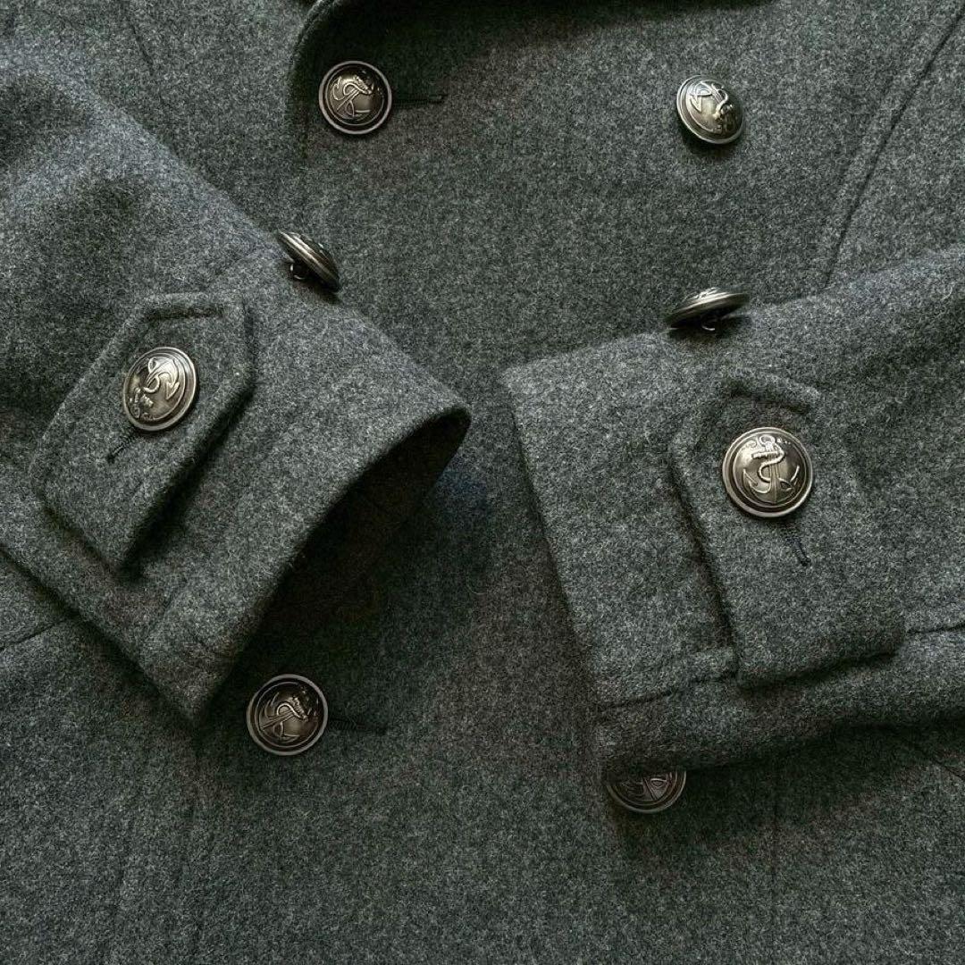 Ｔ*ｒ様 【希少】PPFM ウールピーコート ナポレオンジャケット S グレー