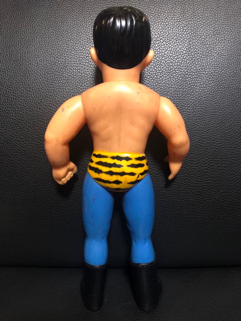 タイガーマスク ソフビ 面取れ　当時物　中嶋製作所　スタンダードサイズ