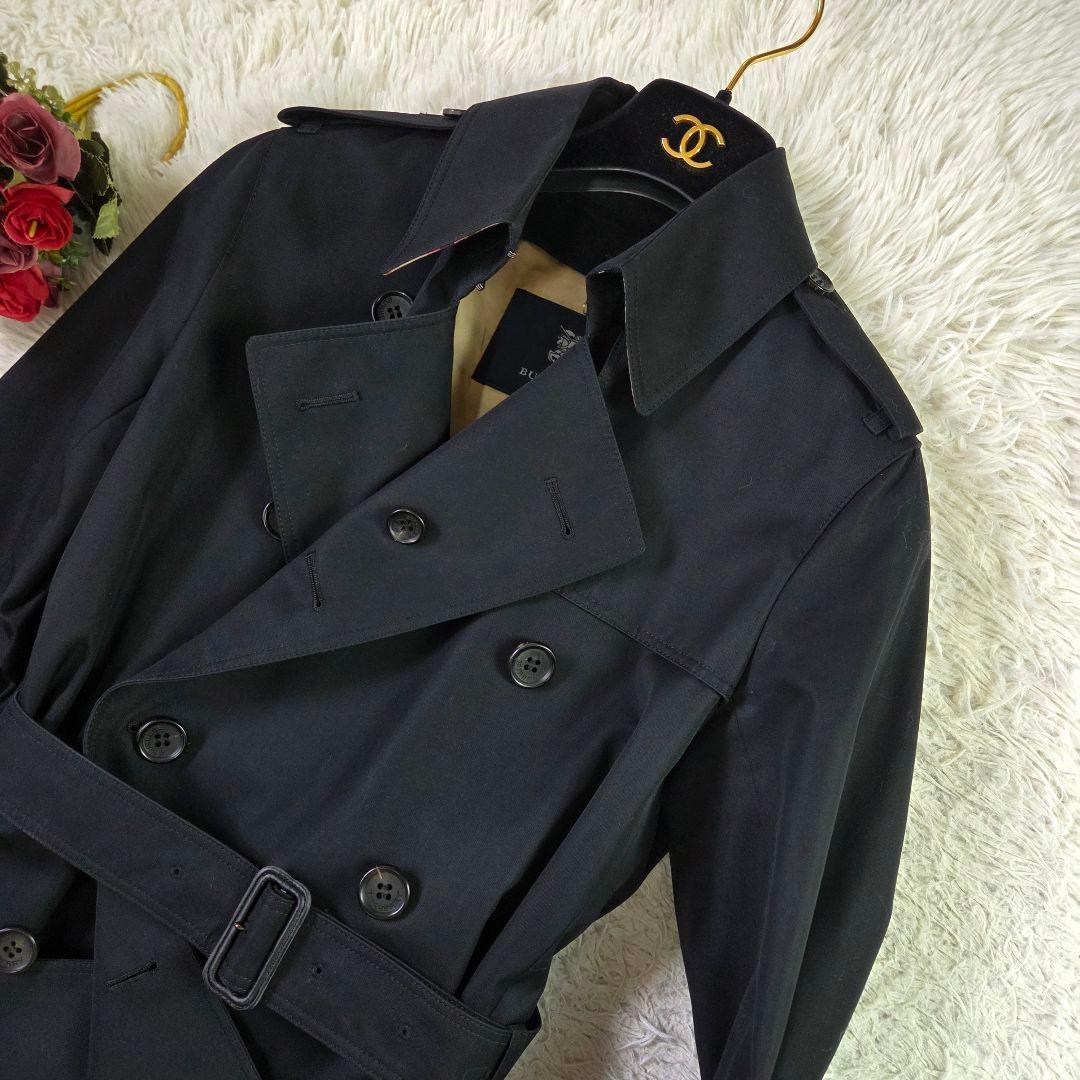 極美品 バーバリー トレンチコート ノバチェック ライナー ブラック 38 M